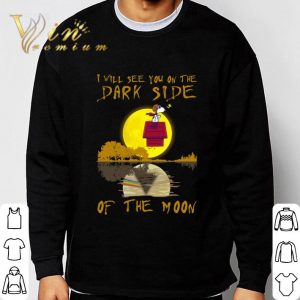 Snoopy Woodstock Pink Floyd I Will See You On The Dark Side Of The Moon Shirt 6
