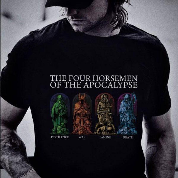 Original The four horsemen of the Apocalypse Pestilence War Famine Death shirt 2