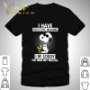 Snoopy and Woodstock i have selective hearing i'm sorry you were not selected shirt 9