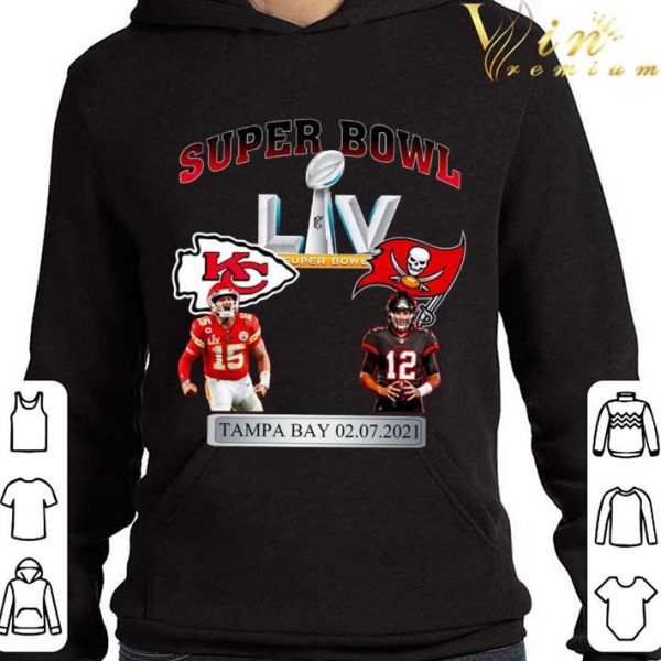 Tampa Bay Buccaneers vs Kansas City Chiefs Super Bowl LIV Champions Shirt 4