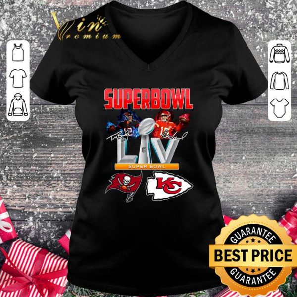 Hot Super Bowl LIV 2021 Bucs Vs Chiefs Tom Brady Vs Patrick Mahomes Shirt 2