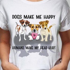 Official Dogs make me happy humans make my head hurt Valentine's Day shirt 5