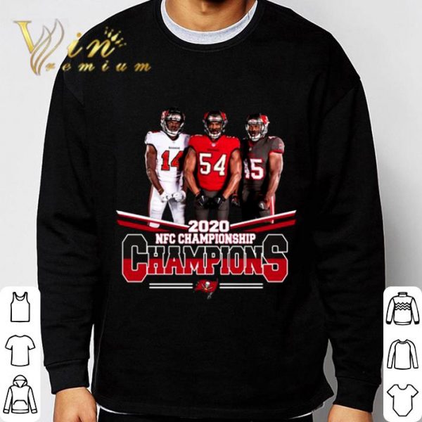 Chris Godwin Lavonte David Devin White Tampa Bay Buccaneers 2020 Champions Shirt 3