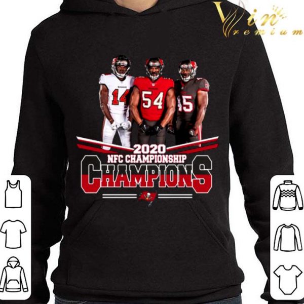 Chris Godwin Lavonte David Devin White Tampa Bay Buccaneers 2020 Champions Shirt 4