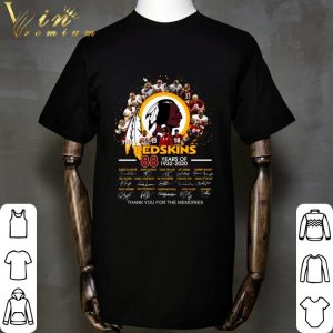 The Washington Football Team 88 Years Of 1932-2020 Signed Thank You Memories Shirt 5