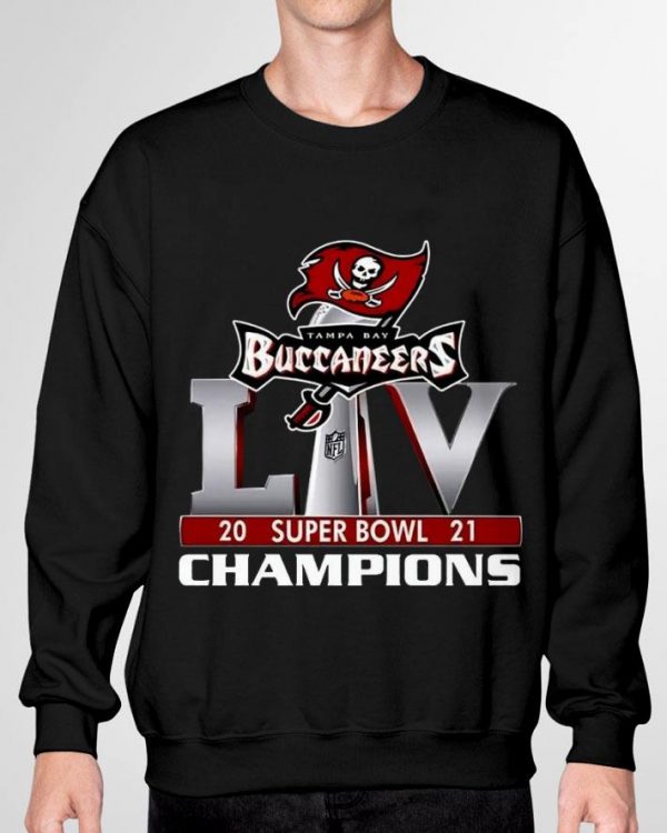 Official Super Bowl LIV 2021 Tampa Bay Buccaneers Champions Shirt 3