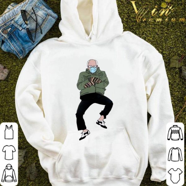 Bernie Sanders Mittens Sitting Gangnam Style Inauguration Funny Meme Shirt 4