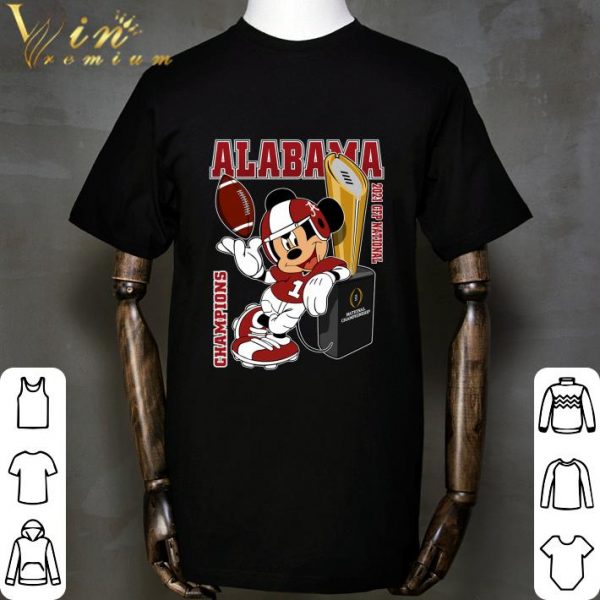 Mickey mouse Alabama Crimson Tide Champions 2021 CFP National shirt 2