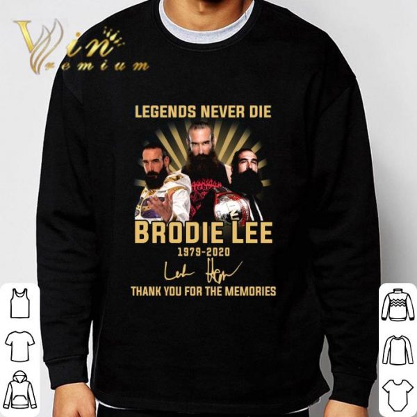 Legends Never Die Brodie Lee 1978-2020 Signature Shirt 3