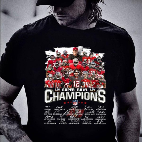 Best Team Player Tampa Bay Buccaneers LIV Super Bowl LIV Champions NFL Signatures shirt 2