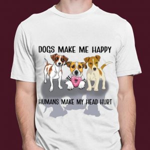 Official Dogs make me happy humans make my head hurt Valentine's Day shirt 6