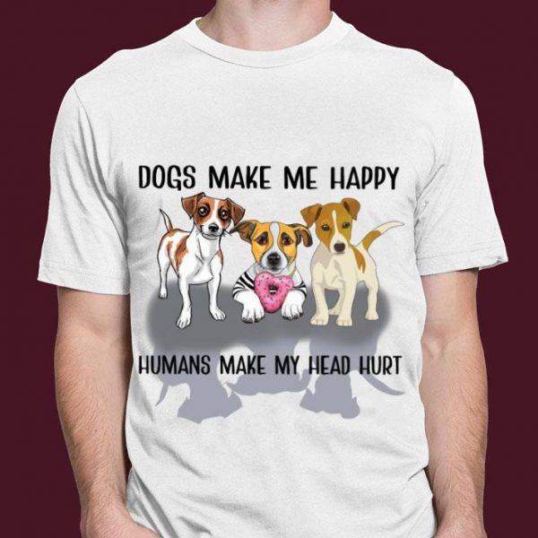 Official Dogs make me happy humans make my head hurt Valentine's Day shirt 3