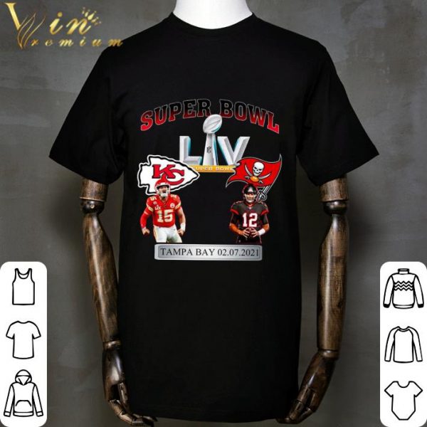 Tampa Bay Buccaneers vs Kansas City Chiefs Super Bowl LIV Champions Shirt 2