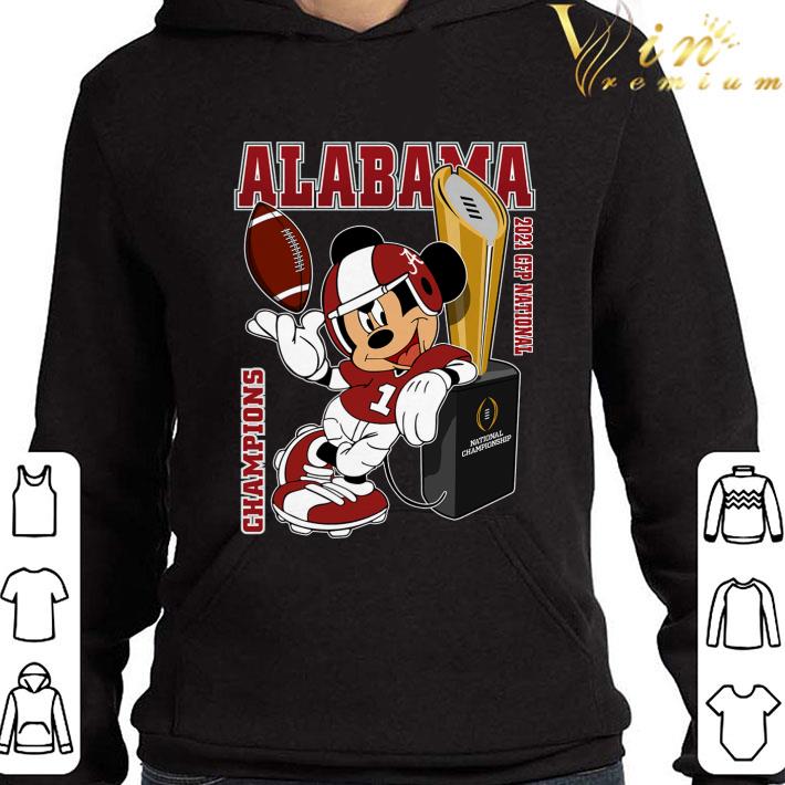 Mickey mouse Alabama Crimson Tide Champions 2021 CFP National shirt 10 Mickey mouse Alabama Crimson Tide Champions 2021 CFP National shirt