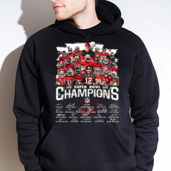 Best Team Player Tampa Bay Buccaneers LIV Super Bowl LIV Champions NFL Signatures shirt 4