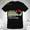I Survived Snovid-21 Texas Strong - Vintage Retro Design T-Shirt 8