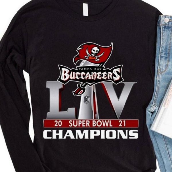 Official Super Bowl LIV 2021 Tampa Bay Buccaneers Champions Shirt 4