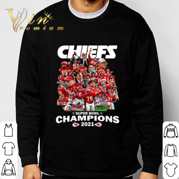 Team Kansas City Chiefs Super Bowl Champions 2021 Shirt 3
