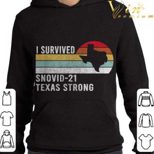 I Survived Snovid-21 Texas Strong - Vintage Retro Design T-Shirt 7