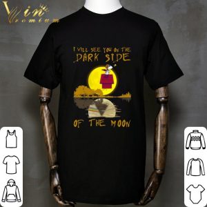 Snoopy Woodstock Pink Floyd I Will See You On The Dark Side Of The Moon Shirt 5