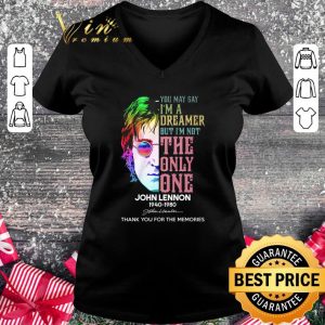 Official The Beatles John Lennon 1940-1980 Imagine You May Say I'm A Dreamer Shirt 5