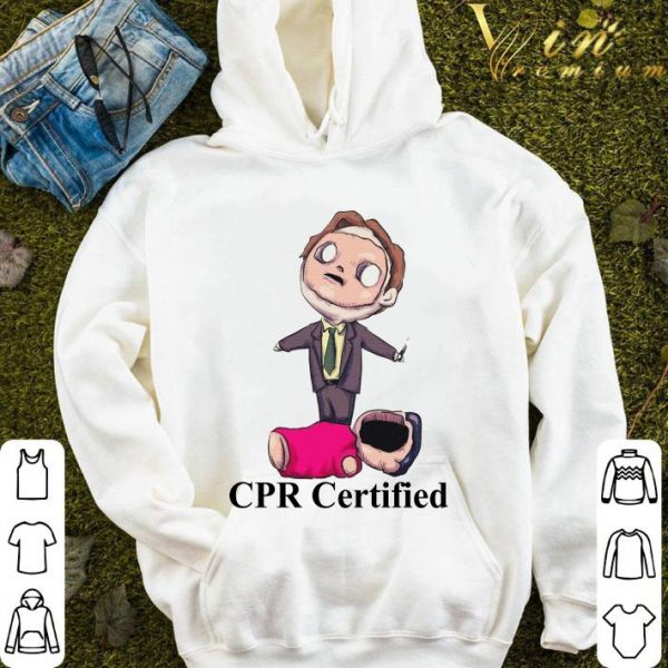 Dwight Schrute Cpr Certified Cardiopulmonary resuscitation shirt 4