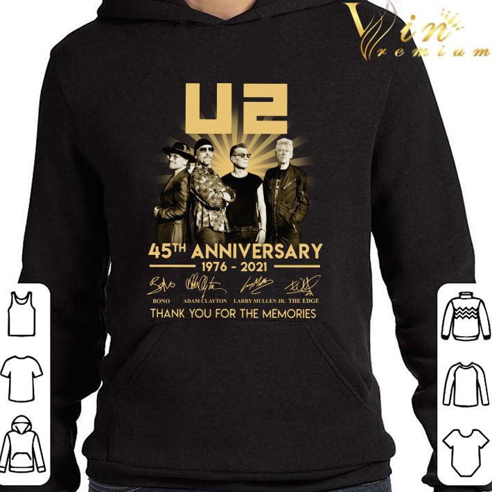 45th anniversary U2 1976-2021 signatures thank you for the memories shirt 10 45th anniversary U2 1976-2021 signatures thank you for the memories shirt