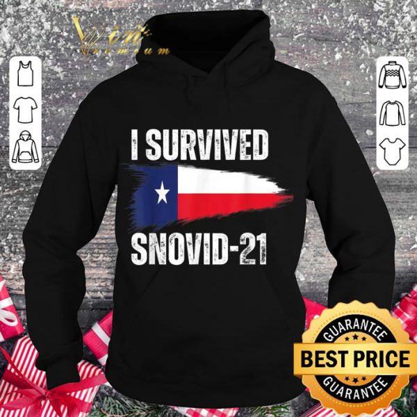 Best I Survived Snovid-21 Texas Proud Texans Vintage Retro T-Shirt 4