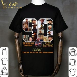 90 Years Clint Eastwood Of 1930-2020 Signature shirt 5