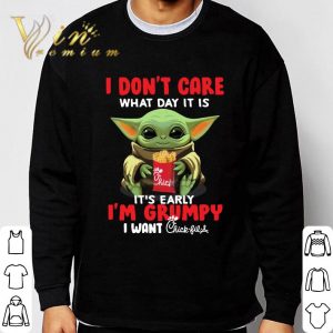Baby Yoda I Don’t Care What Day It Is Its Early Im Grumpy I Want shirt 6