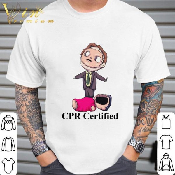 Dwight Schrute Cpr Certified Cardiopulmonary resuscitation shirt 2