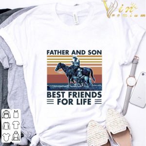 Horse Father And Son Best Friends For Life Vintage Retro shirt 6
