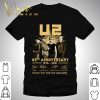 45th anniversary U2 1976-2021 signatures thank you for the memories shirt 8
