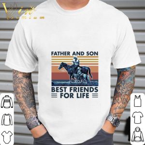 Horse Father And Son Best Friends For Life Vintage Retro shirt 5