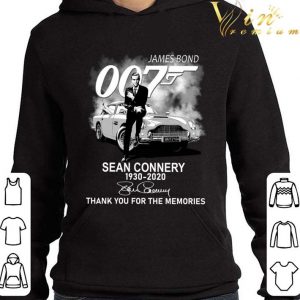 James Bond 007 Sean Connery 1930-2020 signature thank you for the memories shirt 7