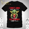 Baby Yoda I Don’t Care What Day It Is Its Early Im Grumpy I Want shirt 9