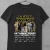 Awesome Star Wars 44th anniversary 1977-2021 signatures shirt 9