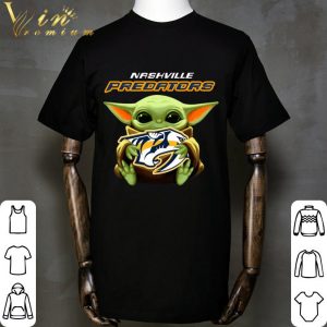 Star Wars Baby Yoda Hug NHL Nashville Predators shirt 5