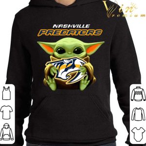 Star Wars Baby Yoda Hug NHL Nashville Predators shirt 7