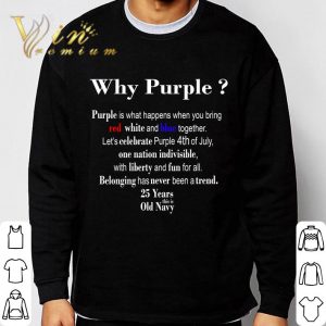 2021 Fourth Of July Old Navy Purple shirt 6