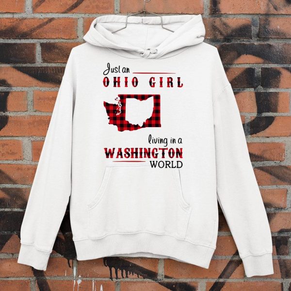 Hot Just An Ohio Girl Living In A Washington World shirt 4