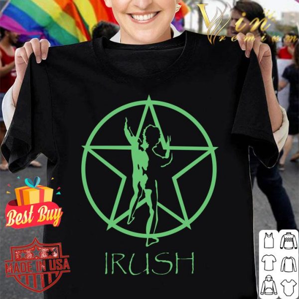 Original Rush band 2112 Starman Irush Irish St. Patrick's day shirt 1