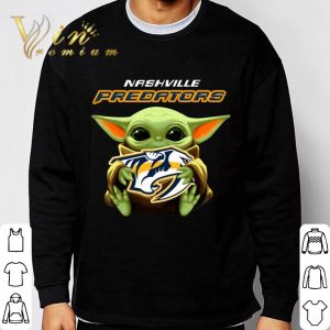 Star Wars Baby Yoda Hug NHL Nashville Predators shirt 6