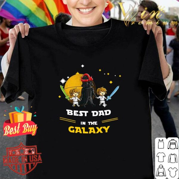 Best Star Wars Darth Vader Best Dad In The Galaxy Father's Day1 shirt 1