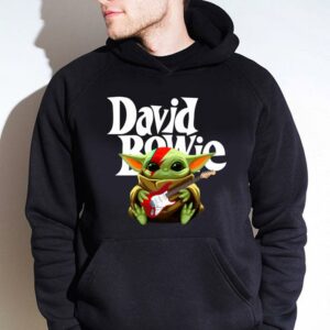 Premium Baby Yoda hug guitar David Bowie Star Wars shirt 7
