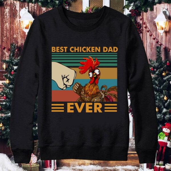 Best Chicken Dad Ever Vintage shirt 4