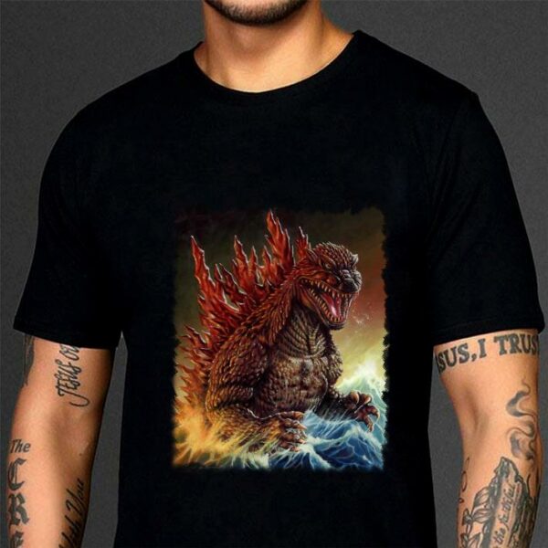 Official Godzilla 2000 Millennium Poster shirt 3