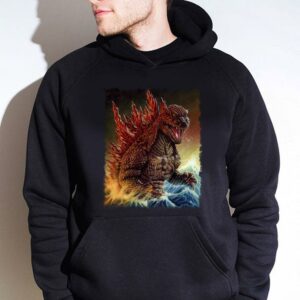 Official Godzilla 2000 Millennium Poster shirt 7