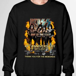 Funny Kiss End Of The Road World Tour 48th anniversary 1973-2021 signatures thank you for the memories shirt 6
