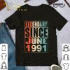 Official Legendary Since June 1991 Vintage 28 Yrs Old Birthday shirt 8